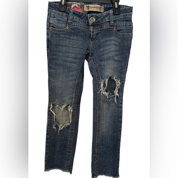 Freestyle Jeans Juniors Size 1 Thrashed - Picture 1 of 11
